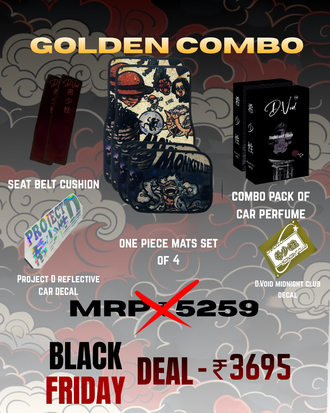 Golden combo pack
