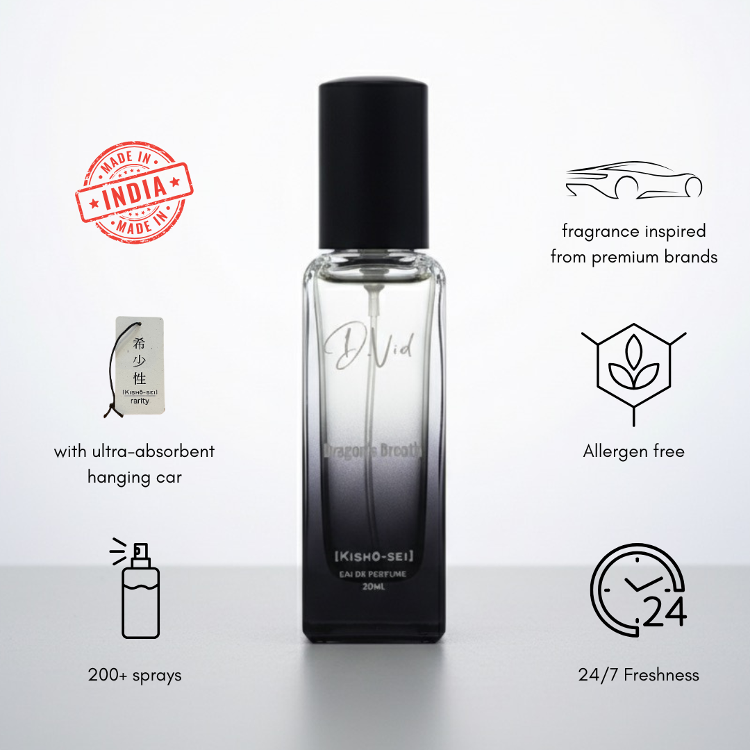 Dragons's breath + Indecent elixir spray car air freshner combo pack