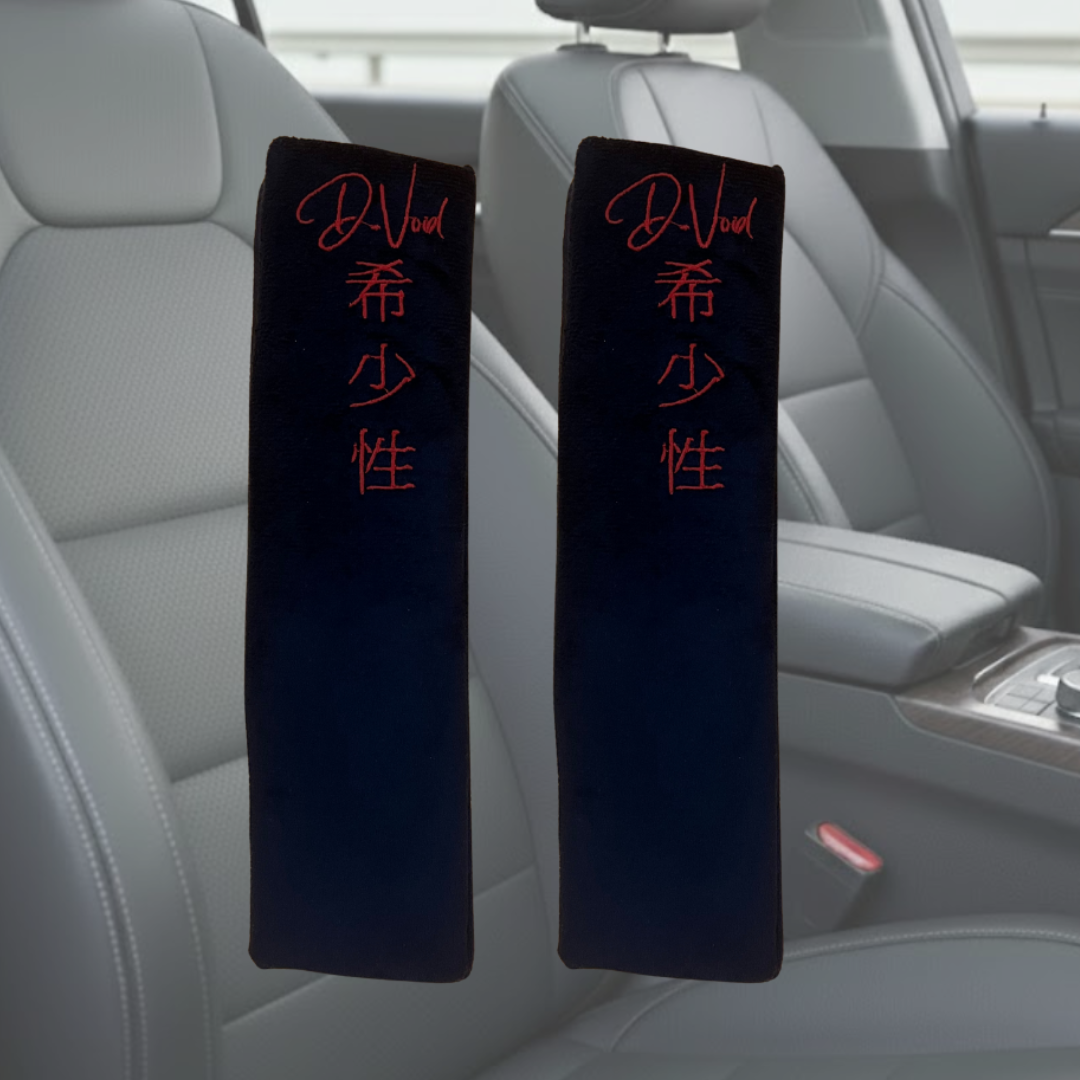 D.Void car seat belt cushion set of 2