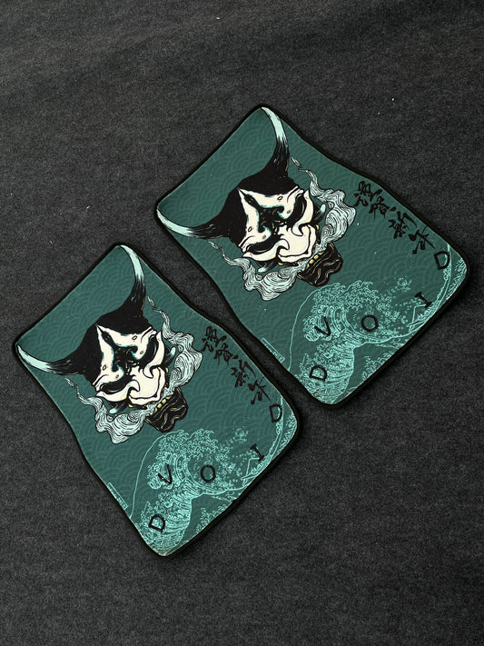 Japanese demon Oni car mats